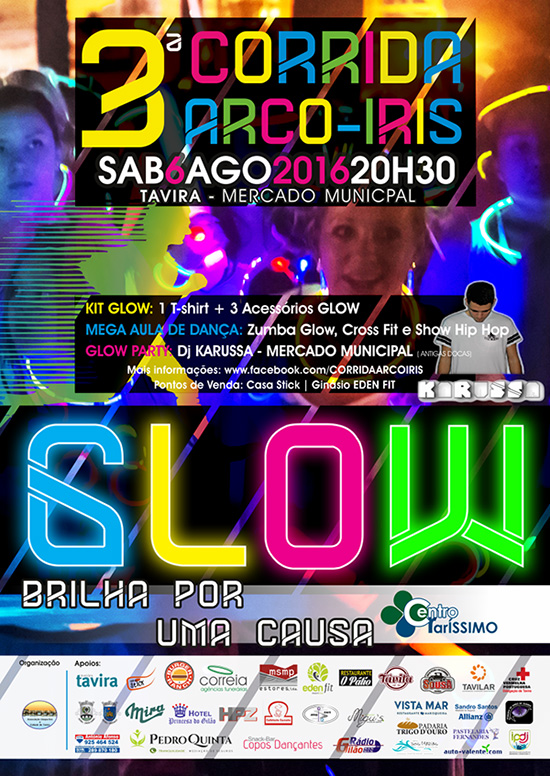 cartaz corrida Arco iris